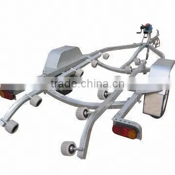 Hot Dipped Galvanized Boat Trailer/ Inflatable Boat Trailers/jetski Trailer photo-3
