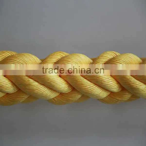 Yellow 40mm 8 Strand Polypropylene Rope photo-3