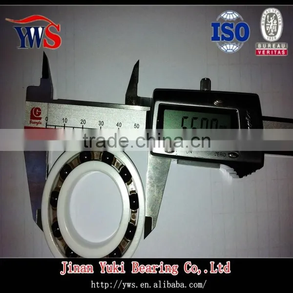 PEEK Cage ZrO2 Outer Rings Si3N4 Balls 6006 ZrO2 Full Ceramic Bearing photo-3