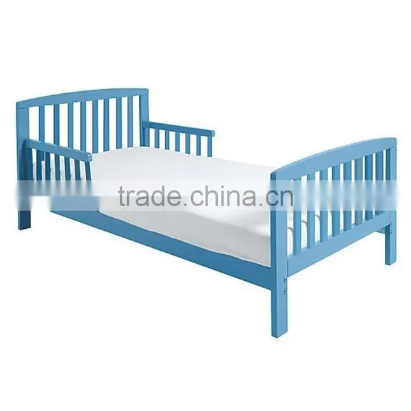 European Style Cheap Pine Wood Baby Cotbed Toddler Bed photo-3