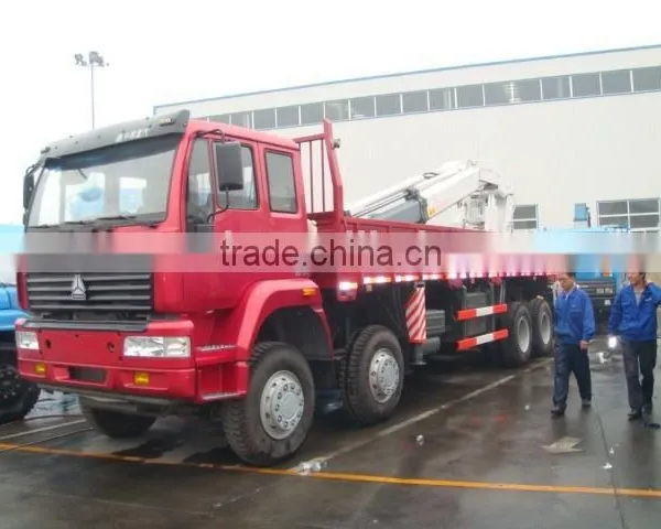 NEW Sinotruk HOWO Mounted Crane Loading 30TCargo Truck With Crane photo-5