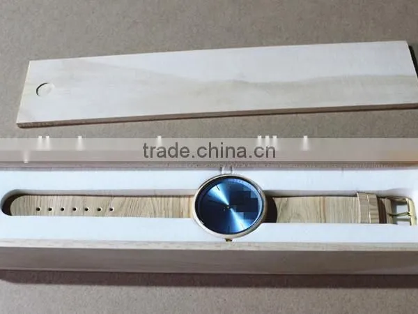 Wholesale Hot Stamping Logo Pine Wooden Watch Box photo-3