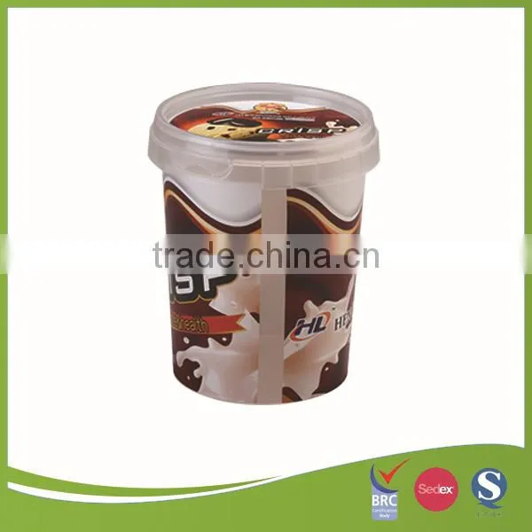 500ml Round Ice Cream Plastic Containers photo-2