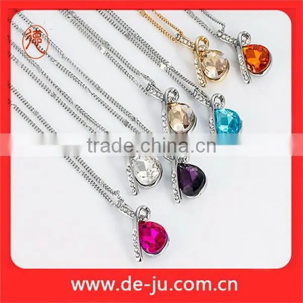 Elegant Charm Crystal Short Beaded Necklace photo-2