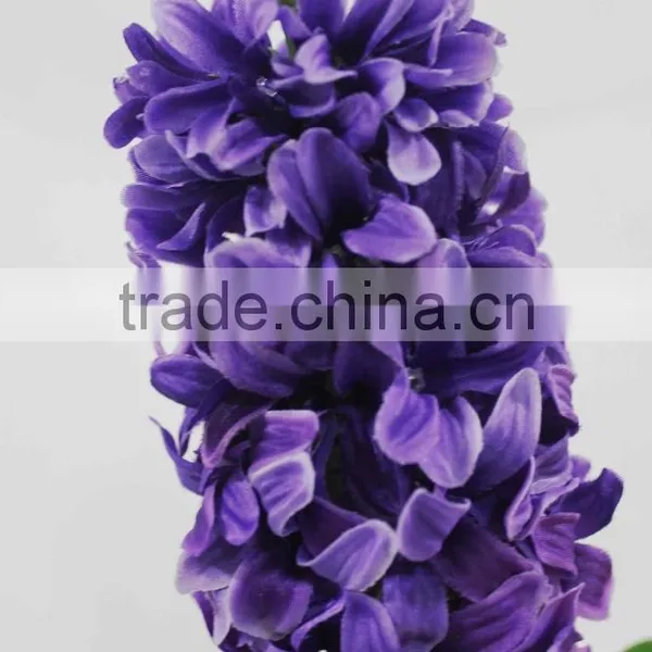 SJ13001009 Guangzhou Factory Wholesale Hyacinth Flower/fabic Silk Flower Hyacinthus photo-2