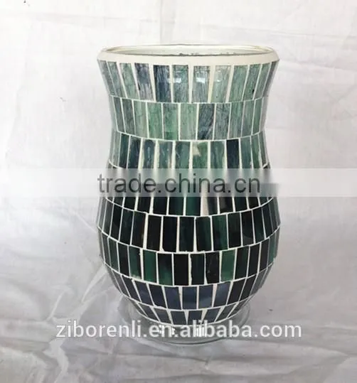 Home Mosaic Gorgeous Designs Decorative Glass Vases photo-3