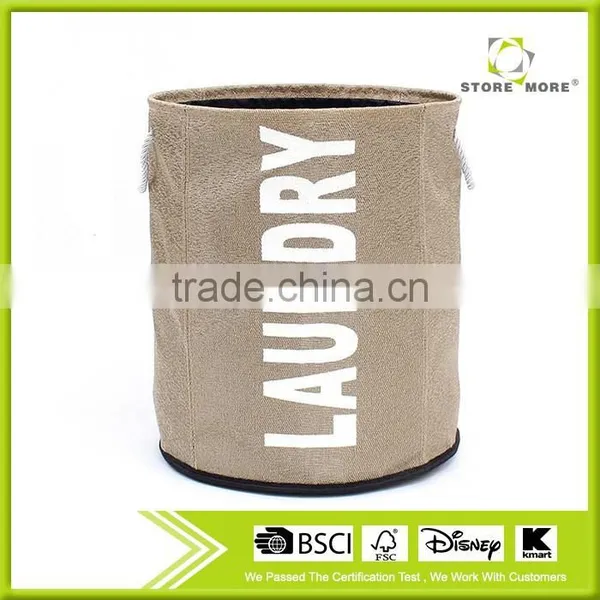 Large-capacity Modern Cotton Rope Waterproof Portable Clothes Cool Laundry Basket photo-3
