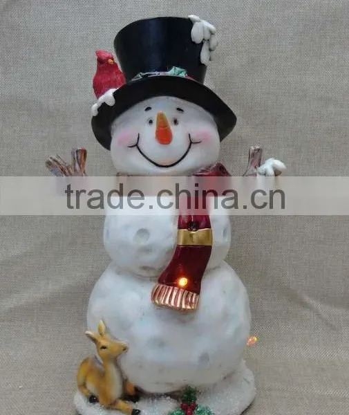 New Design Resin Christmas Snowman Ornament Wholesale photo-3