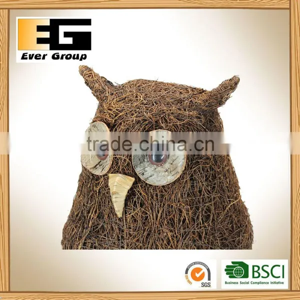Natural Rattan Woven Bird Shape for Garden Decoration photo-6