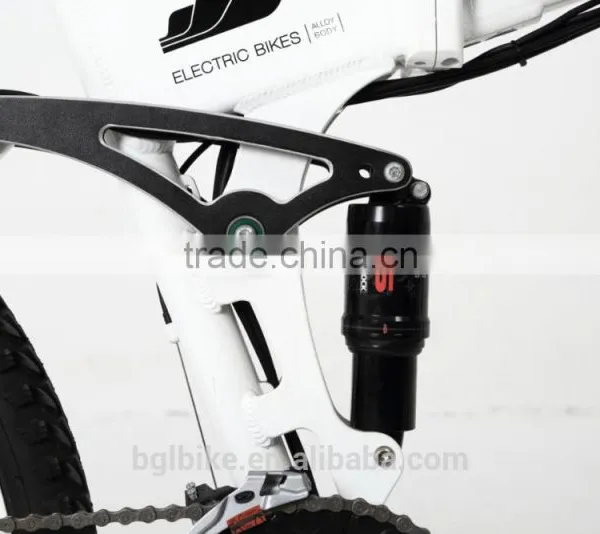 26'' Folding Electric Mountain Bicycle 36v 250w With Dual Suspension photo-6
