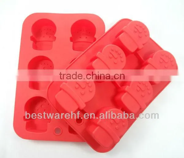 Snowman Baking Mold | Silicone Muffin Pan | Silicone Cake Moulds photo-2