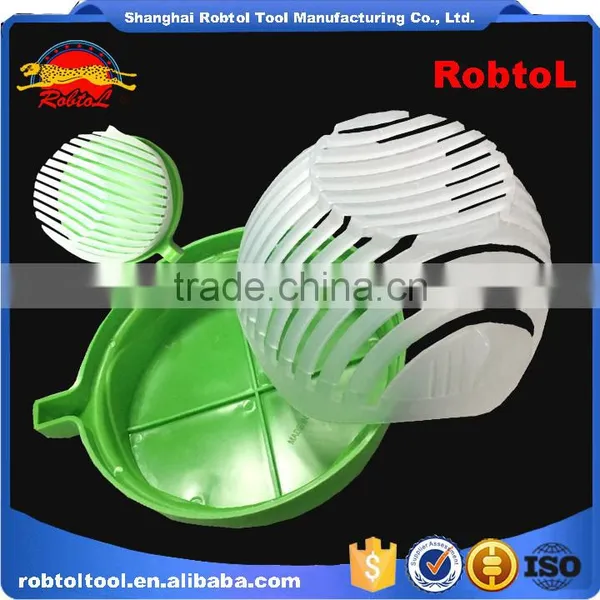 Salad Maker Vegetable Cutting Bowl Strainer Fruit Cutter Slicer Chopper Kitchen Tool PE Base PP Cover photo-6
