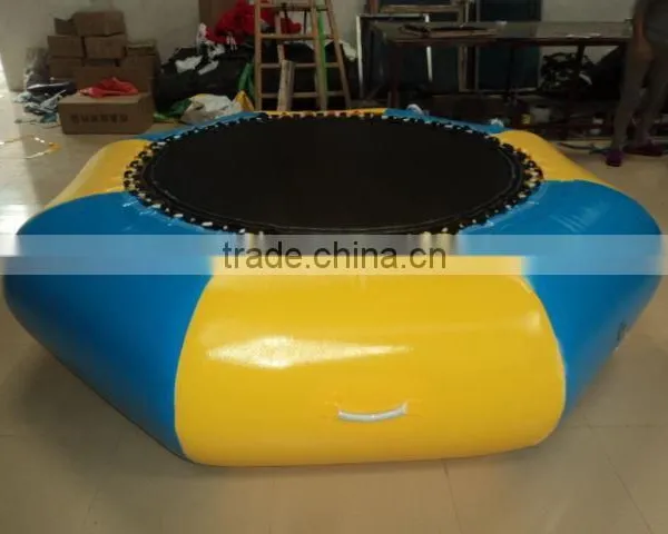 High Quality Jumping Trampoline Inflatable Water Trampoline Inflatable Floating Island for Sale photo-5