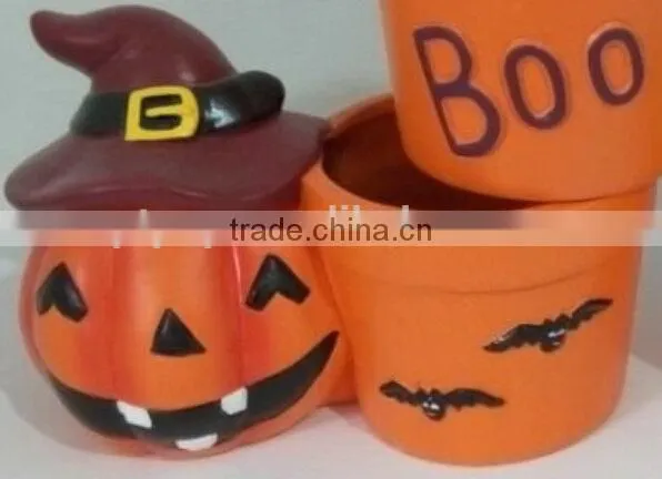 Halloween Decorations Ceramic Flower Pots photo-3