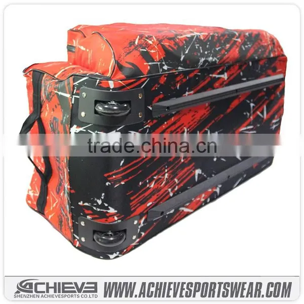 Custom Sports Bag, China Cheap Travel Wheeled Hockey Bag photo-4