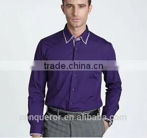 Easy-care Dress Shirt,Made To Measure Men Shirt BSRT0080 photo-3