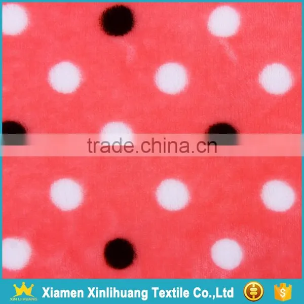 Wholesale Super Soft Knit Printed Flannel Fabric for Babies Clothing photo-5