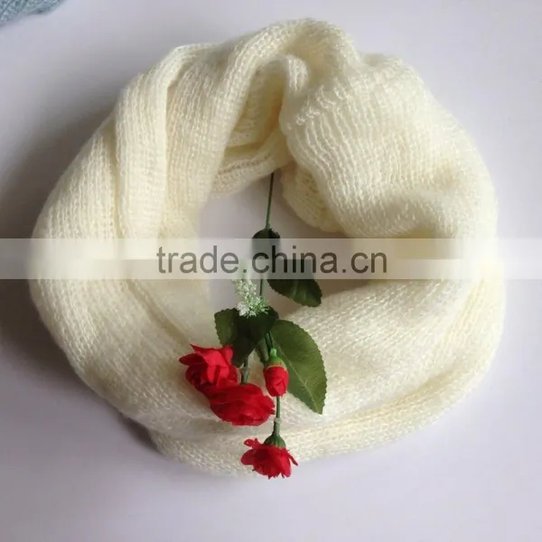 Black Color Fashion Winter Knitted Factory Produce Fashion Cheap Circle Scarf photo-4