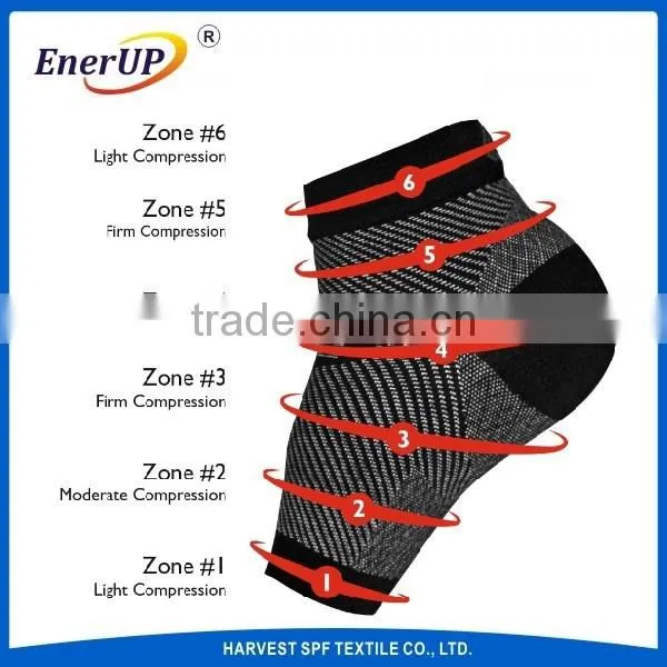 High Compression Ankle Sleeve Relieve Plantar Fasciitis Arch Support photo-5