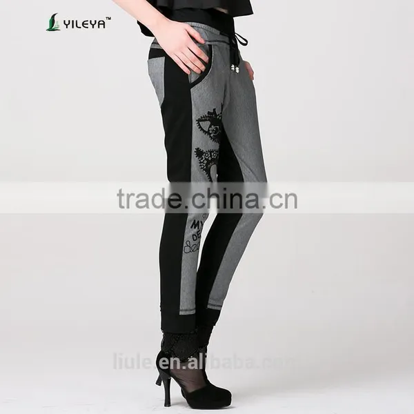 Animal Pattern Printed Harem Women Hip Hop Pants With Side Pockets photo-2