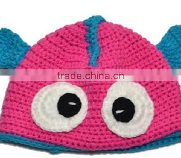 Lovely Combed Cotton Baby Hats Newborn Animal Design Baby Beanie Hat Funny Crochet Baby Hat photo-5