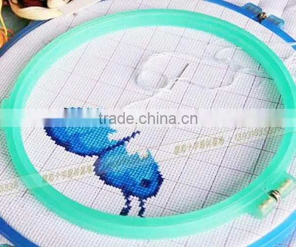 24 Plastic Hand Embroidery Cross Stitch Hoops photo-2