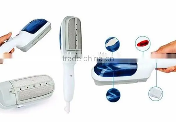 NEW!! Portable Fabric Steam Iron Brush, Handheld Travel Garment Clothes Steamer photo-2