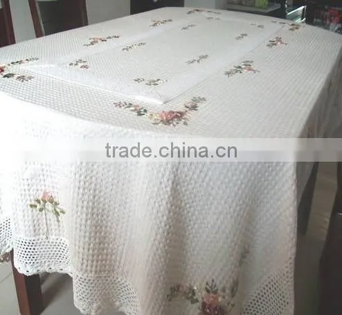 100% Polyster White Hotel Table Cloth and Chair Cover photo-3