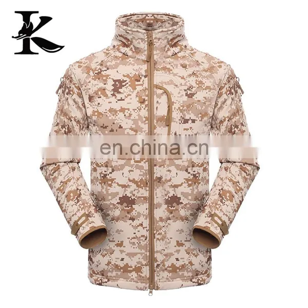 Men Camo Softshell Jacket For Hunting photo-4