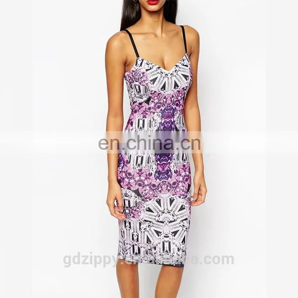 Women Maxi Dress With Print Scuba Dress Online Shopping photo-2