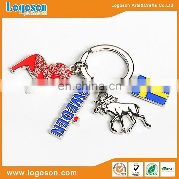 Custom Effier Tower Heart Pendant Paris Metal Keychain Pendants photo-5