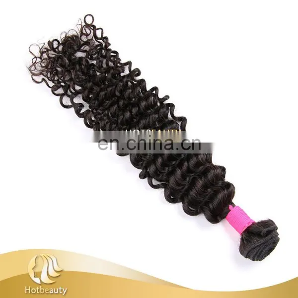 Super Quality 7A Grade Virgin Brazilian Deep Wave Human Hair Extension photo-3