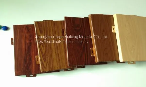2.0mm Profiled Aluminum Veneer 3d Wood Grain Billboard photo-2