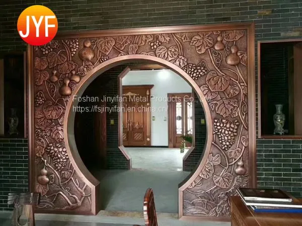 Foshan Manufactory Decorative Living Screens Waterfall Room Dividers for Restaurant