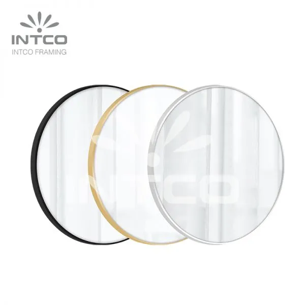 Metal Framed Decorative Wall Mounted Mirror With Hanging Chain, Aluminum Framed Mirror, Custom Mirror Frames photo-4