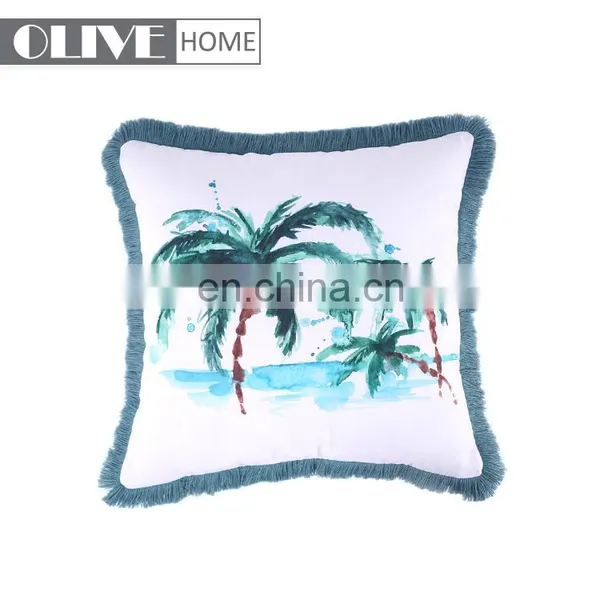 Photo Printed Home Pillow Waterproof Fabric Wholesale Outdoor Cushion Covers Bulk photo-2