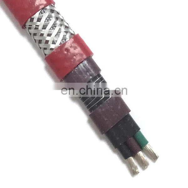 Tincopper Shield Constant Wattage Heating Cable Three Phase Constant Wattage Pipe Heating Cable photo-3