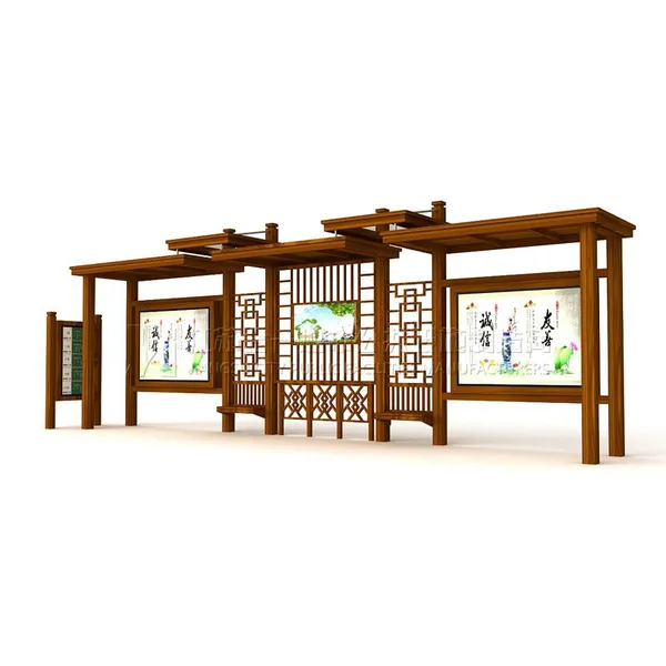 Convenient Wireless WiFi Bus Station Kiosk Intelligent Bus Shelter Platform Light Box Manufacturer photo-4