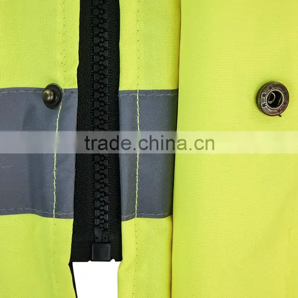 Cheap High Visible Road Safety Winter Reflective Jacket RF071 photo-4