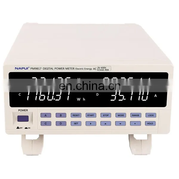 NAPUI PM9817 RS232 RS485 Voltage Current Electric Energy Digital Smart Power Meter photo-2