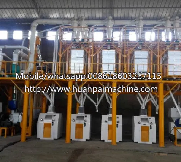 Complete Set Corn Peeling Equipment Maize and Wheat Flour Milling Machine Price With Best Price photo-2