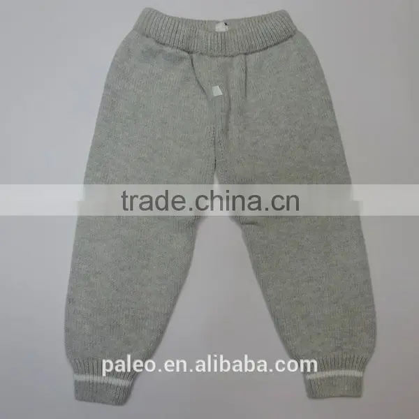 Hot Sale 100% Cotton Knitting Children Sweater Long Trousers for Spring photo-6