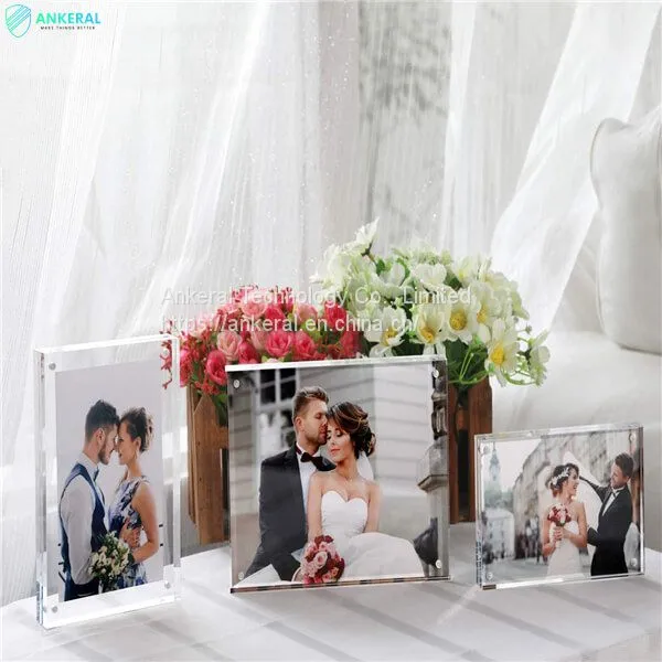 Desktop Double Sided Acrylic Magnetic Picture Frame 2021-2022 Google Trend Top 50 Sales photo-3