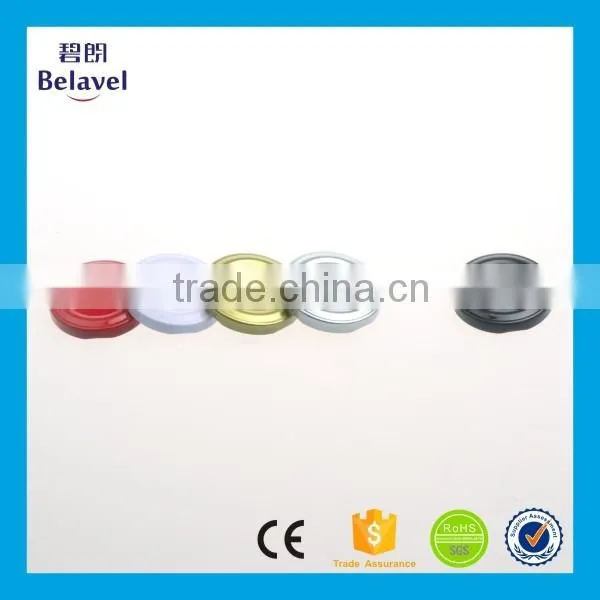 Wholesale 43mm 48mm 58mm Cheap Colorful Metal Cap for Pudding Jar photo-4