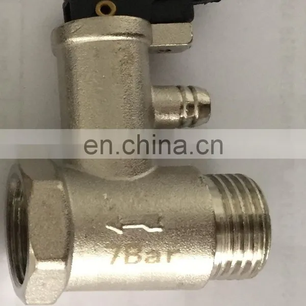 Electric & Solar Water Heater Brass Safety Valve 1/2
