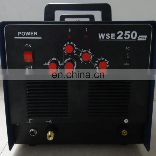 Inverter AC/DC TIG WSE 250 Single Phase Tig Welding Machine Metal Shell AC/DC Motor Negotiable Provided 50-60hz 590*345*485mm 25 photo-2