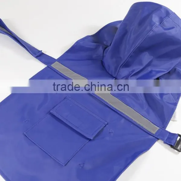 Waterproof PU Reflective Tage Large Size Pet Raincoat Dog photo-6