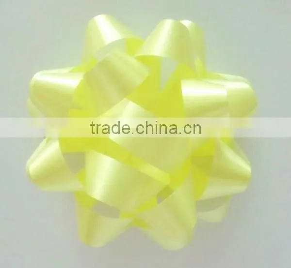 Gift Deluxe Fancy PET Bow For Festive Decoration Package/Matte Metallic Ribbon Star Bow/holiday Decortion Star Bow photo-6