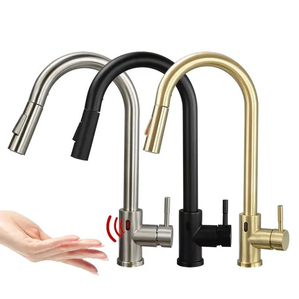 Automatic Induction Kitchen Pull-out Faucet photo-5
