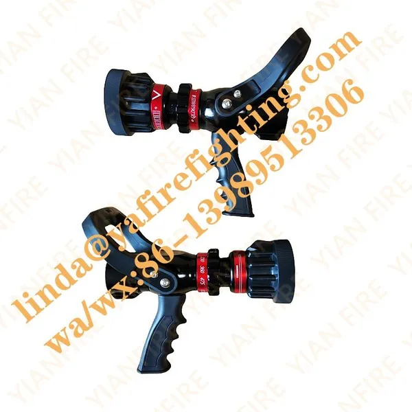 hot sale flow adjustable fire hose nozzles with BSP thread